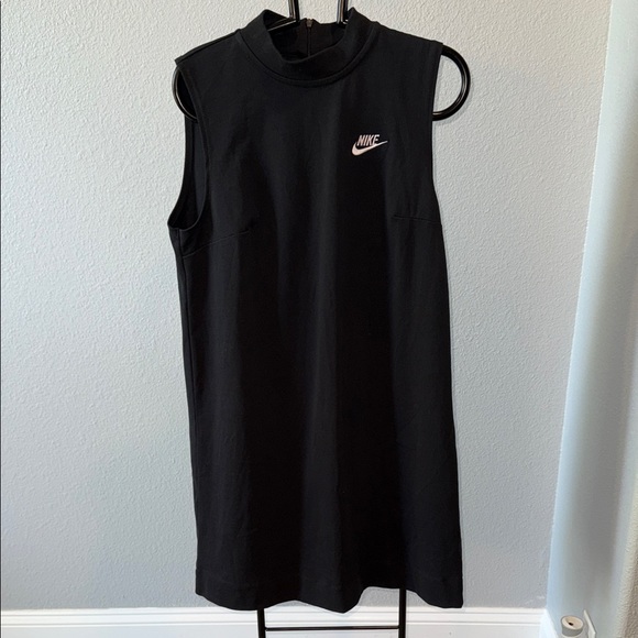 Nike Women's Black Mock Neck Dress - Picture 1 of 8